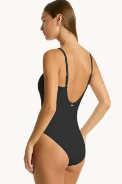 Spinnaker Square Neck One Piece|Sea Level Sale