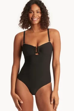 Spinnaker U Bar Bandeau One Piece|Sea Level New