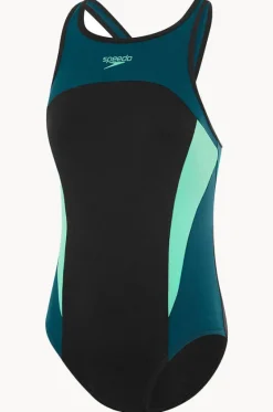 Splice Cross Back High Neck One Piece|Speedo Outlet