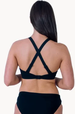 Sports F/G Cup High Neck Crop|Base Swim Outlet