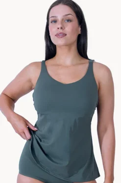 Sports F/G Cup V Neck Tankini Separate|Base Swim Outlet