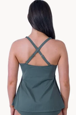 Sports F/G Cup V Neck Tankini Separate|Base Swim Outlet