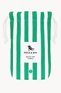 Stripe Cabana Microfibre Towel|Dock And Bay Sale