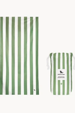 Stripe Cabana Microfibre Towel|Dock And Bay Clearance