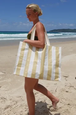Stripe Carryall Beach Bag|Sunny Life Clearance