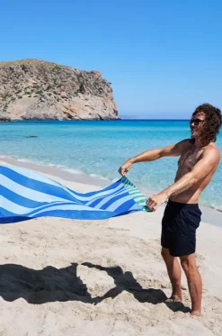 Stripe Clubhouse Microfibre Towel|Dock And Bay Discount