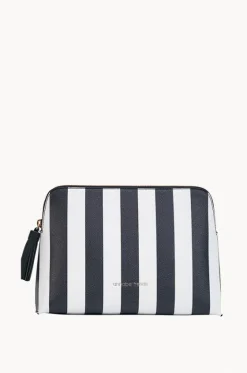 Stripe Large Vanity Bag|Annabel Trends