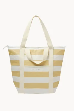 Stripe Light Cooler Tote|Sunny Life Outlet