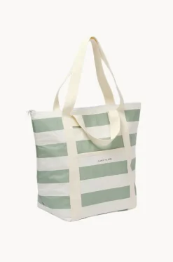 Stripe Light Cooler Tote|Sunny Life Outlet