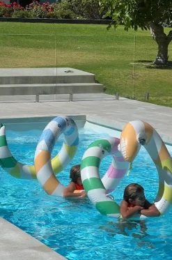 Stripe Poolside Giant Inflatable Noodle|Sunny Life Clearance