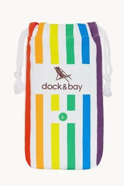 Stripe Summer Microfibre Towel|Dock And Bay Sale