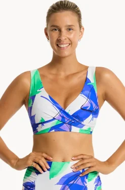 Sublime Cross Front Bra|Sea Level Hot