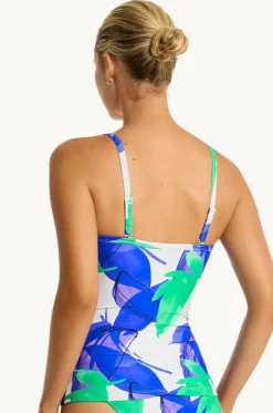 Sublime DD/E Cup Tie Front Tankini Separate|Sea Level