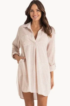 Summer Stripe Painters Shirt|Sunseeker Online