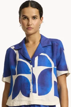 Sunray Cropped Shirt|Seafolly Online