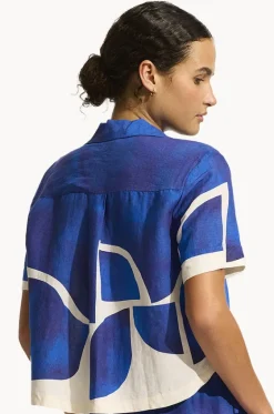 Sunray Cropped Shirt|Seafolly Online