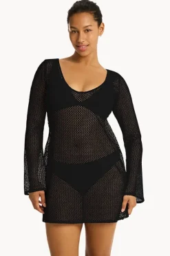 Surf Mesh Cover Up|Sea Level Hot