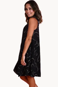 Swirl Lombok Pleat Dress|Bodacious Hot