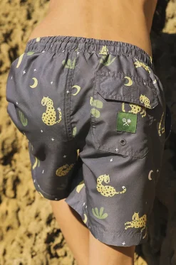 Teen Boys Leopard Nights Eco Short|Skwosh Online
