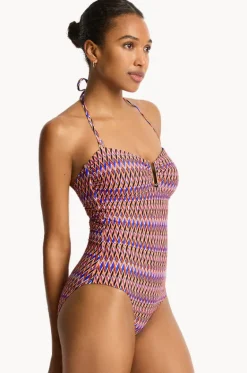 Tessera U Bar Bandeau One Piece|Sea Level New