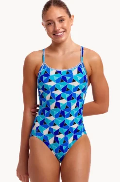 Tetra Tonic Diamond Back One Piece|Funkita Hot
