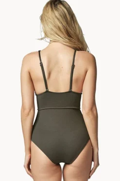 Textured Classic One Piece|Une Piece Online
