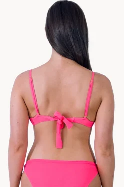 Textured Tie Back Bralette|Base Swim