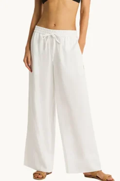 Tidal Linen Palazzo Pant|Sea Level Outlet