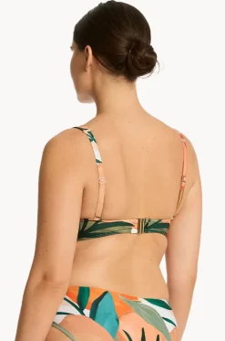Tropaluxe Cross Front Bra|Sea Level Hot