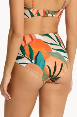 Tropaluxe Gathered High Waist Pant|Sea Level Hot