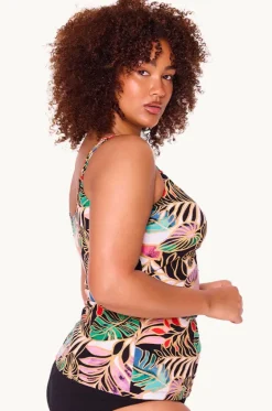 Tropicana Scoop Neck Tankini Separate|Genevieve Best