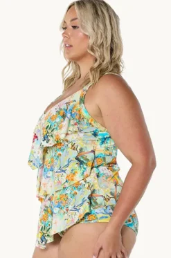 Tropicana Tiered Frill Tankini Separate|Capriosca