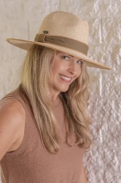 Unisex Olive Band Panama Hat|Sundaise Sale