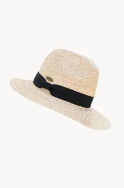 Unisex Raffia Black Band Panama Hat|Sundaise Online