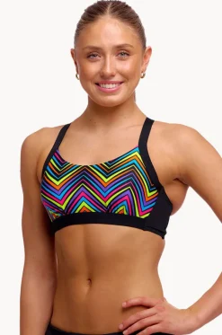 Up Down DD/E Cup Hold Steady Crop|Funkita New
