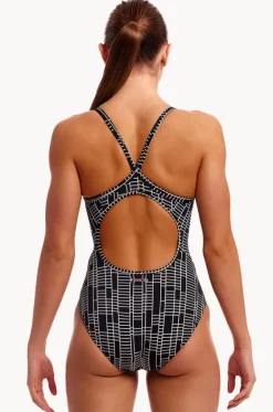 Up The Ladder Diamond Secure One Piece|Funkita Clearance