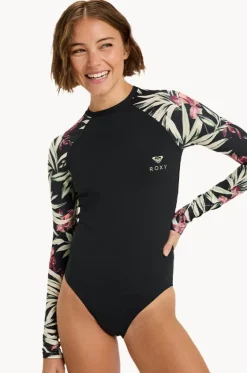 Wind Swept Floral Basic Mix Sunsuit|Roxy New