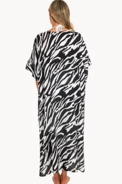 Zebra Long Kaftan|Sundrenched Discount